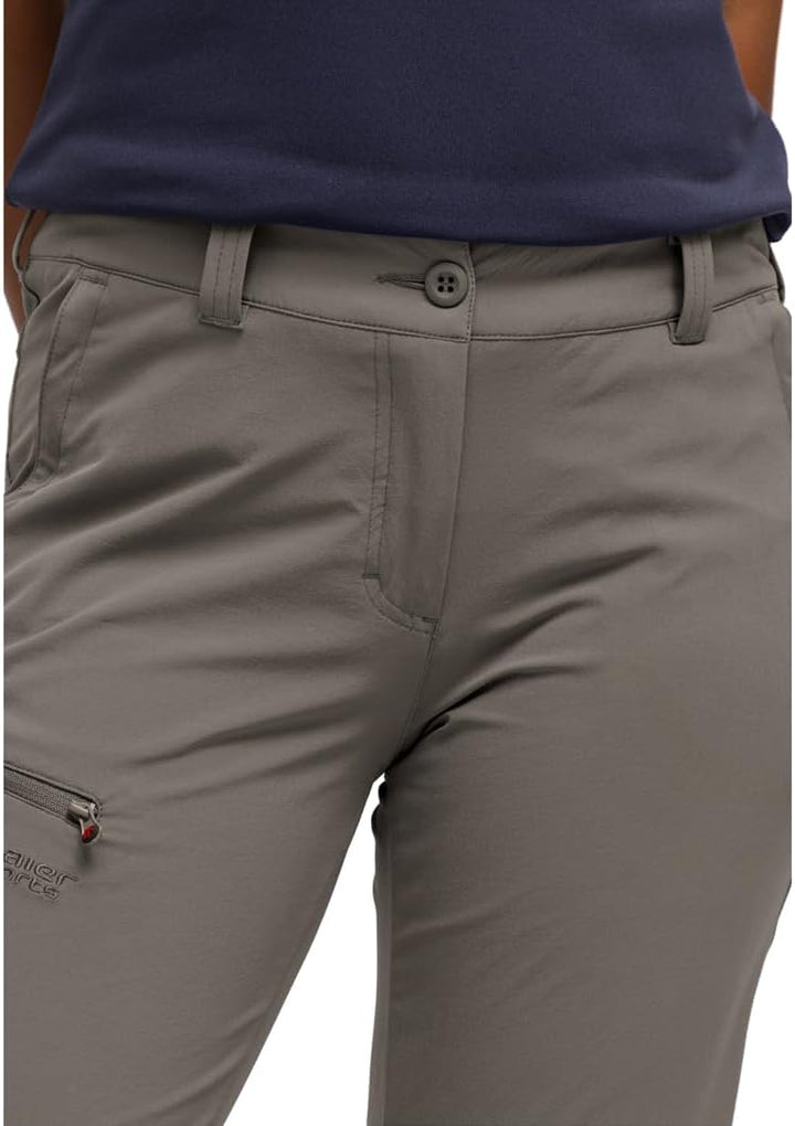 Maier Sports Damen Wanderhose Inara Slim 23 Teak, 23 Teak