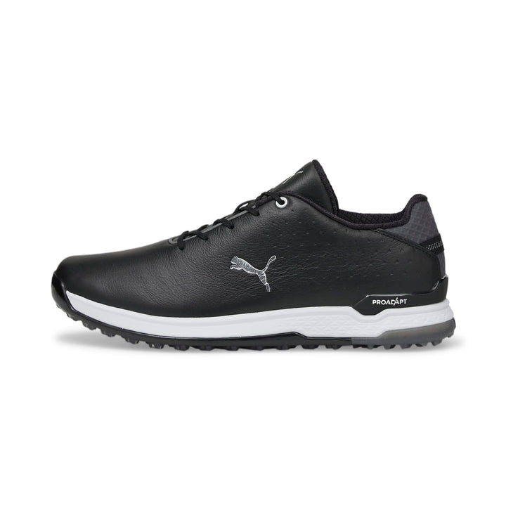 Puma Herren Proadapt Alphacat LeatherGolfschuh 43 EU Puma Black Puma Silver, 43 EU Puma Black Puma S