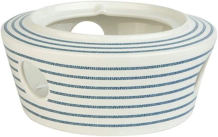 Laura Ashley Blueprint Collectables Teelicht -Candy Stripestreifen Porzellan Candy Stripestreifen -