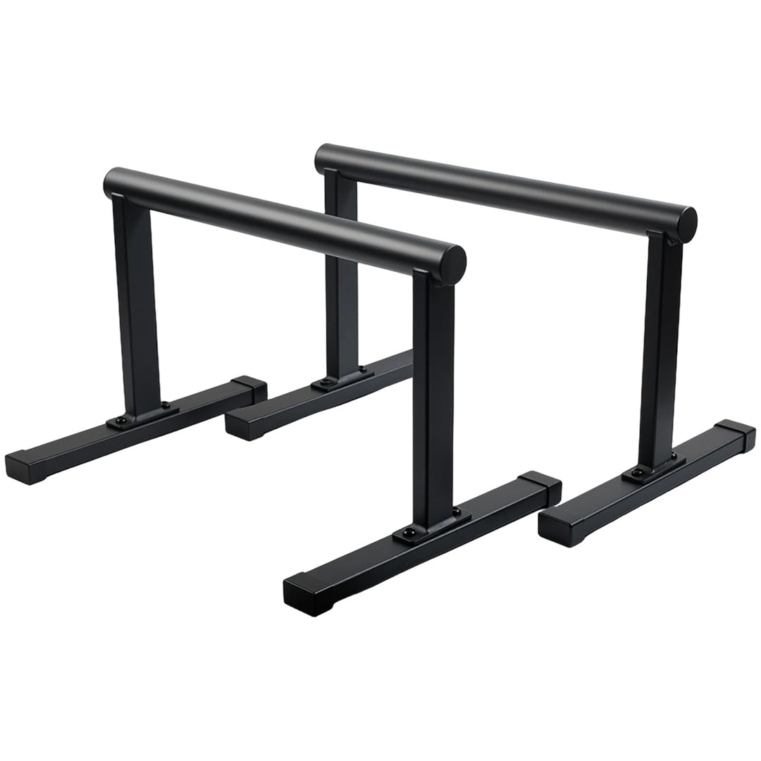 Parallettes mit Holzgriffen, Rutschfeste Handstand Griffe/Dip Bar für Calisthenics, Krafttraining &