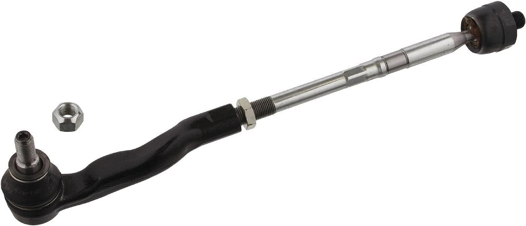 febi bilstein 33707 Spurstange mit Endstück und Sicherungsmutter , 1 Stück Vorderachse links, Vorder