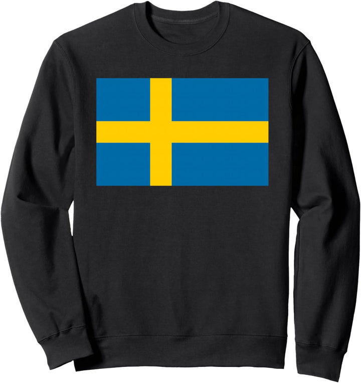 Schwedische Flagge von Schweden Sweatshirt