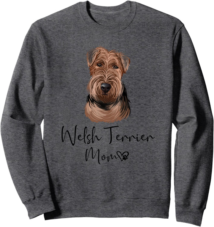Welsh Terrier Mom Hundemama Welsh Terrier Hunde Mama Sweatshirt