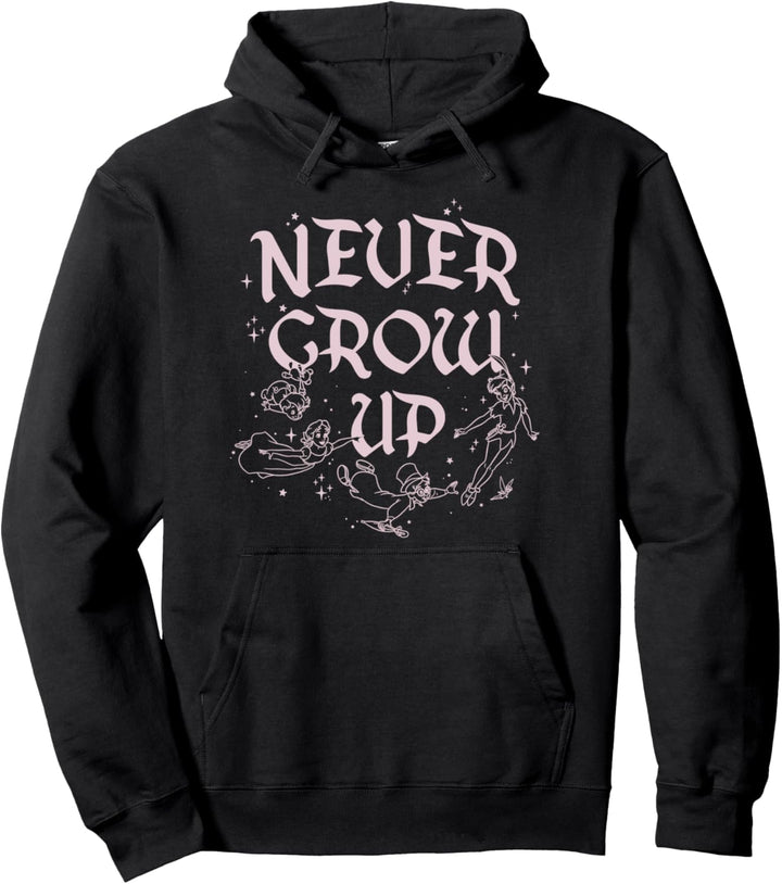 Disney Peter Pan Never Grow Up Flying Cast Pullover Hoodie