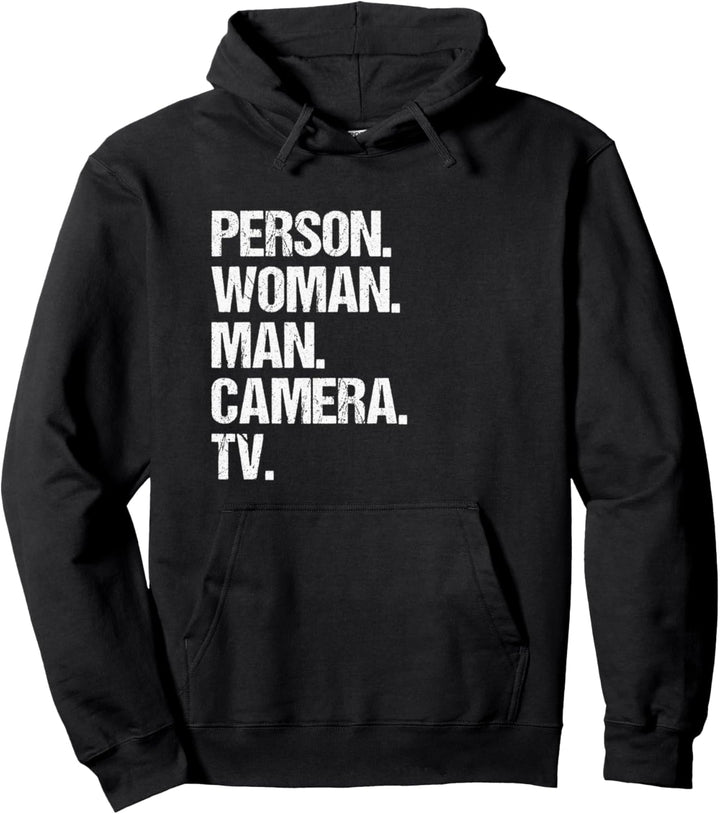 Person Woman Man Camera TV Gift Pullover Hoodie