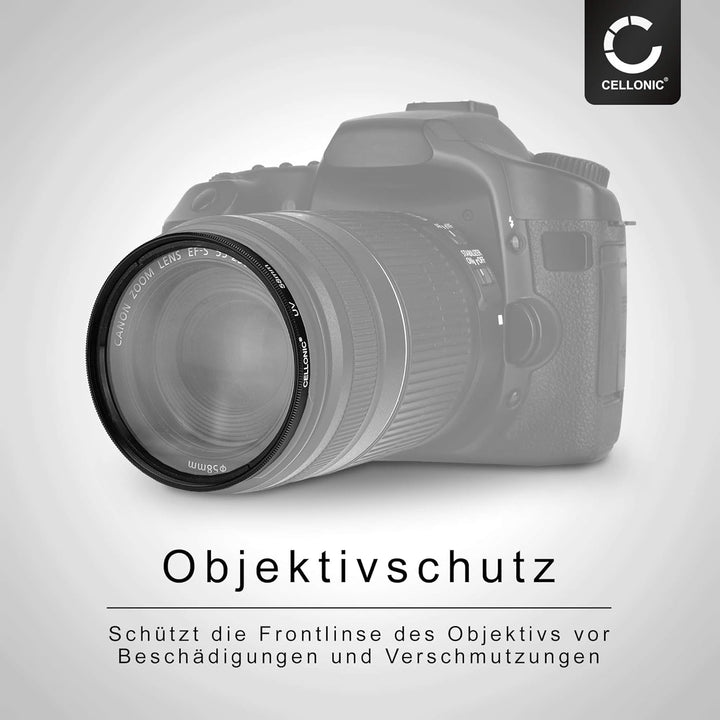 CELLONIC Ø 52mm UV Filter kompatibel mit Sigma 30mm F1,4 DC DN Contemporary - Schutzfilter