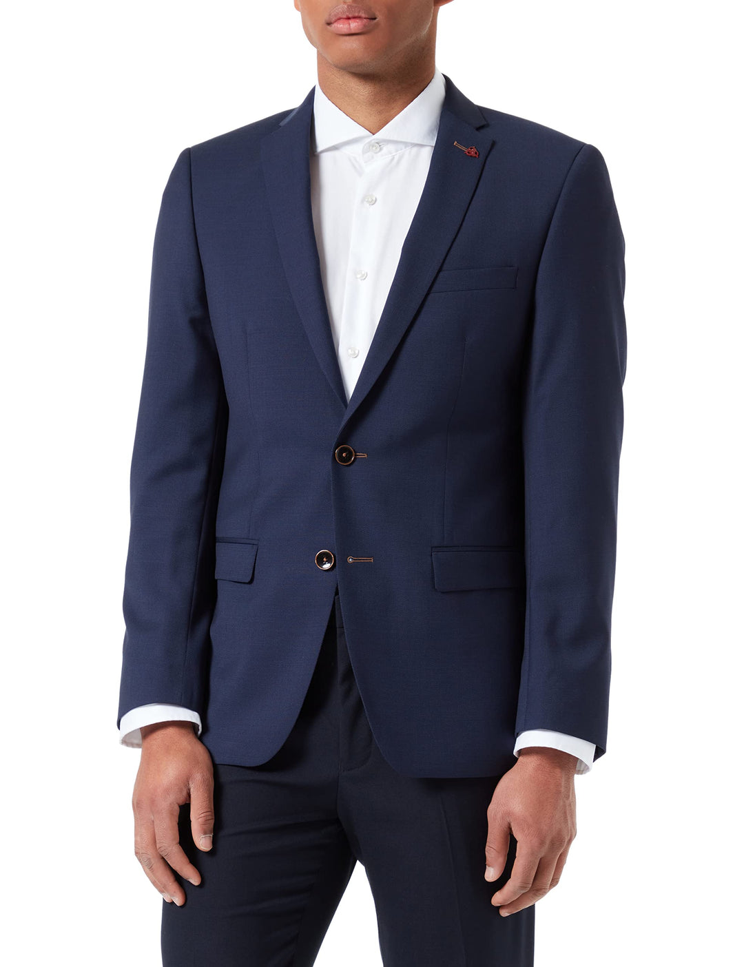 Roy Robson Herren Slim Fit Anzugjacke Dunkelblau Gr. 94