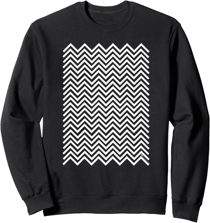 Twin Peaks Black and White Chevron Sweatshirt