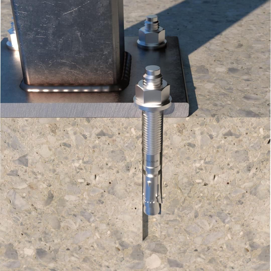INDEX Fixing Systems MTA Verankerungen für hohe Lasten, verzinkt, M16 x 220 mm, Durchmesser 16 mm, 2