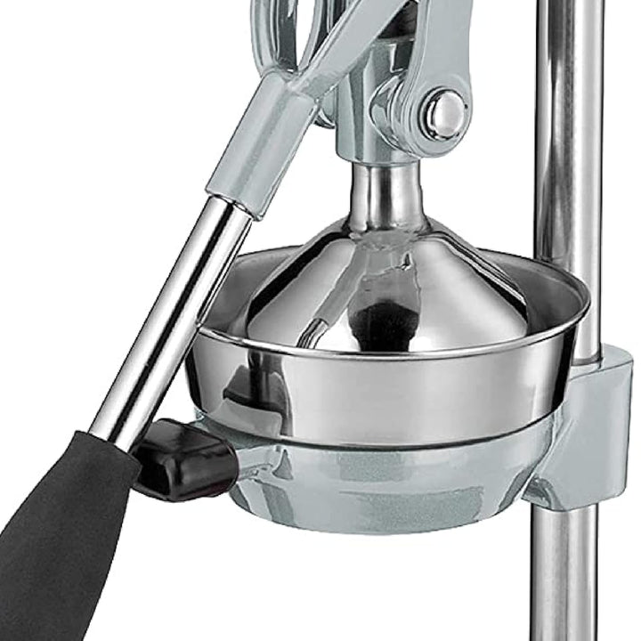 Cilio C309133 Profi Saftpresse Amalfi, Manuelle Zitruspresse, silber, Silber