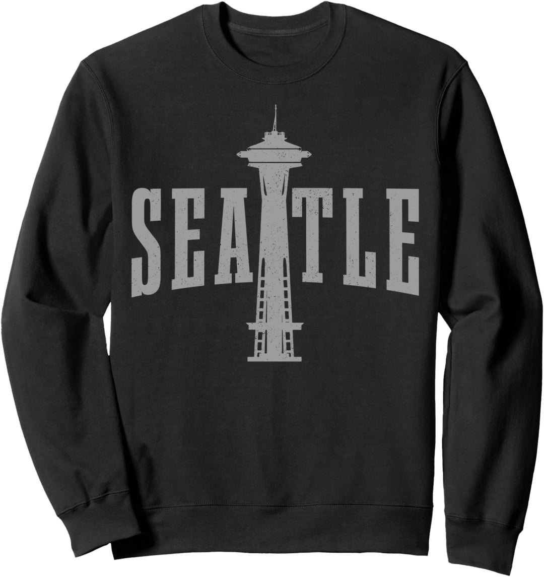Seattle Washington Space Needle Vintage USA Amerika Souvenir Sweatshirt