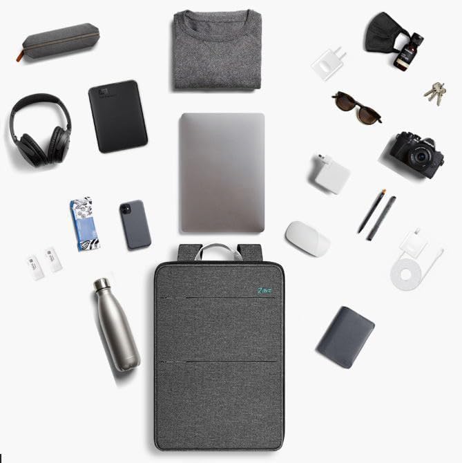 ZINZ 13 14 15 16 Zoll Schlank und Erweiterbar Laptop Rucksack Wasserdicht Notebook Tasche für Männer