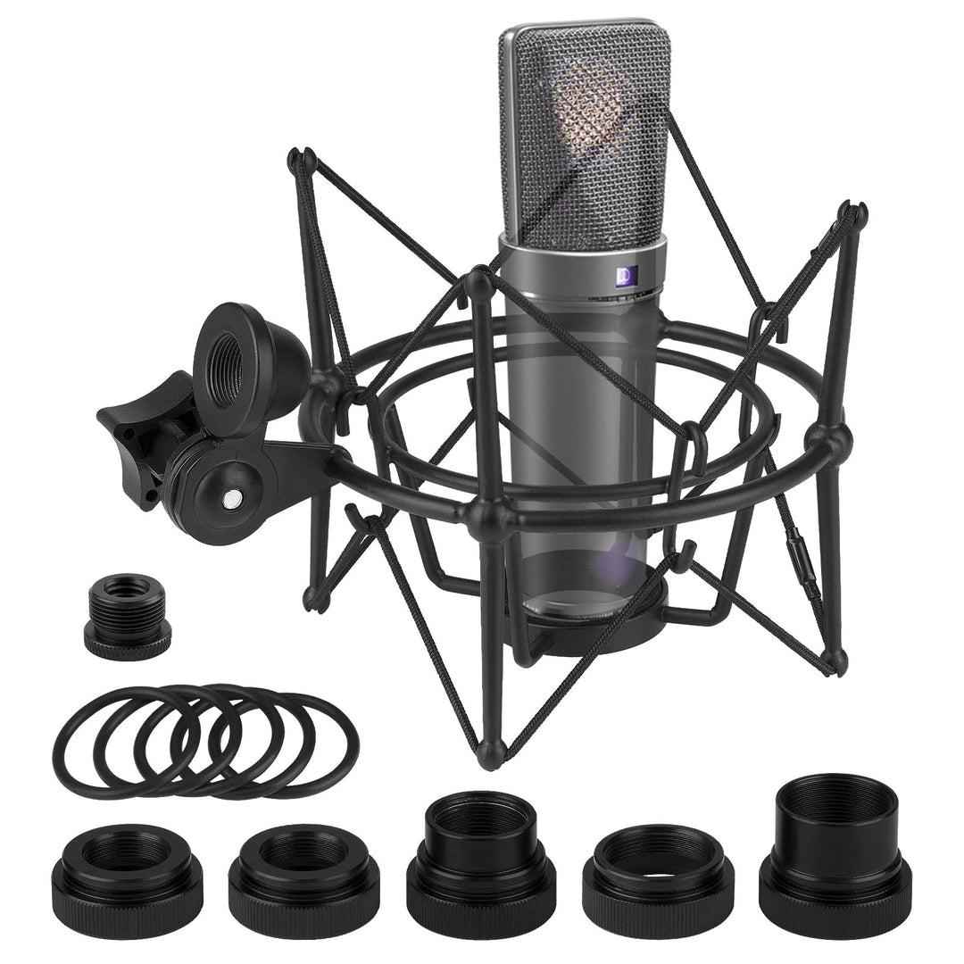 Geekria for Creators Mikrofon-Stossdämpferhalterung kompatibel mit Neumann U87, TLM193, TLM127, M149