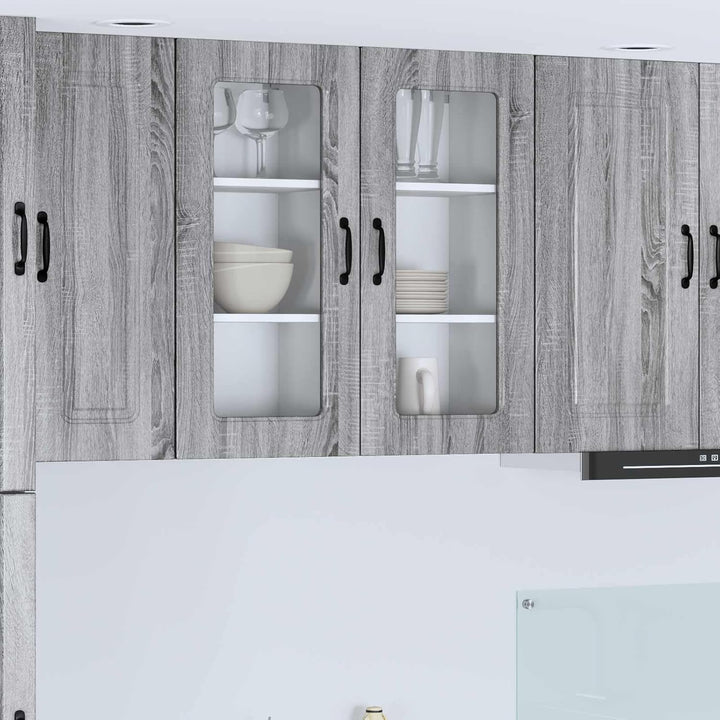 vidaXL Geschirrspülerfront Kalmar Graues Sonoma 40 x 31 x 80 cm, Eleganter moderner Küchenregal, gro