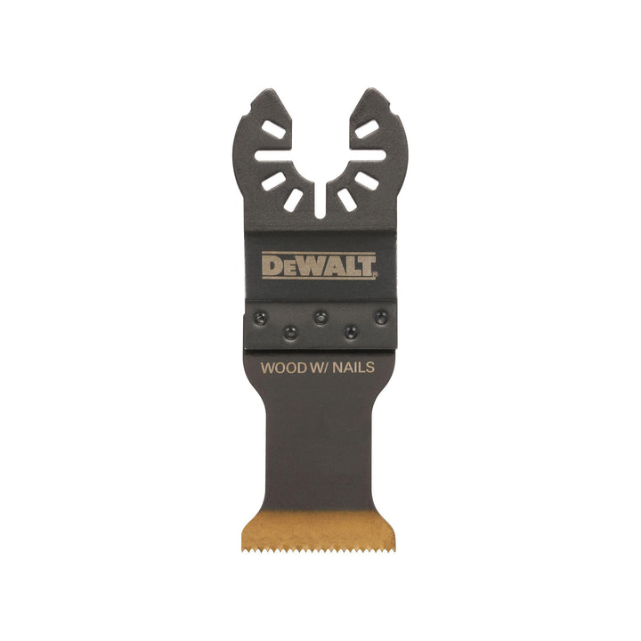 DeWalt Titan Sägeblatt DT20707-QZ | 43x31 mm | sägt Holz, Holz mit Nägeln, Kunststoffe und Gipskarto