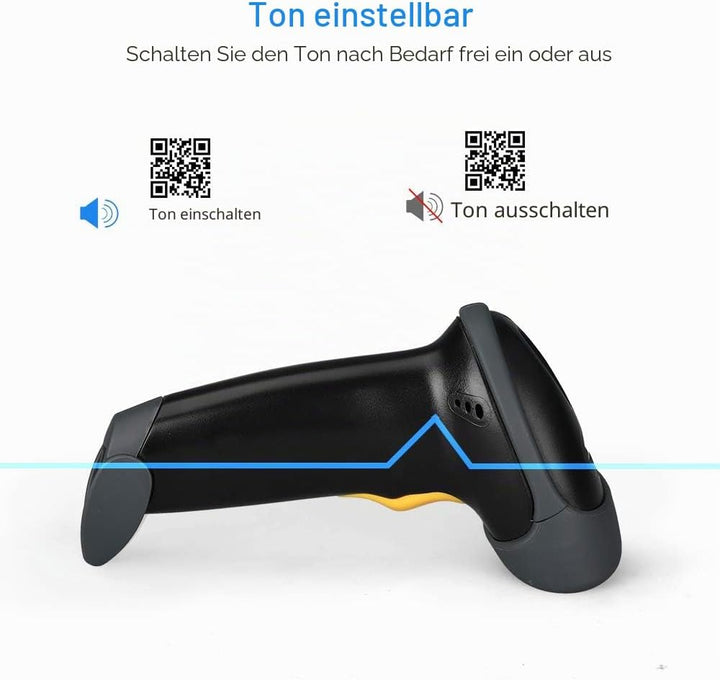 Eyoyo 2D Barcodeleser, Handheld Wired QR Barcode Scanner QR PDF417 Data Matrix Barcode Reader with U
