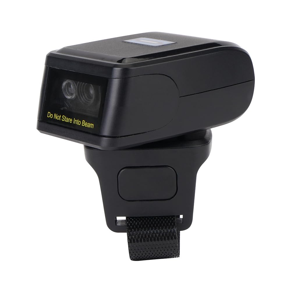 Marhynchus 2D -Barcode -Scanner Tragbarer Finger Handheld Wearable Ring Barcode Reader Wireless BT 2
