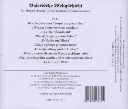 Baierische Weltgschicht, Audio-CD