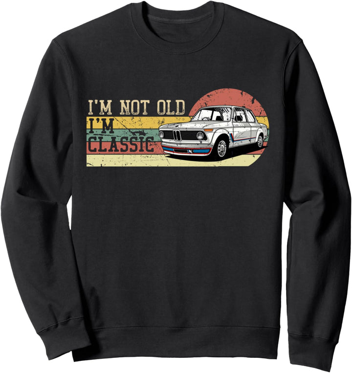 Funny Classic Car Retro Outfit Sweatshirt