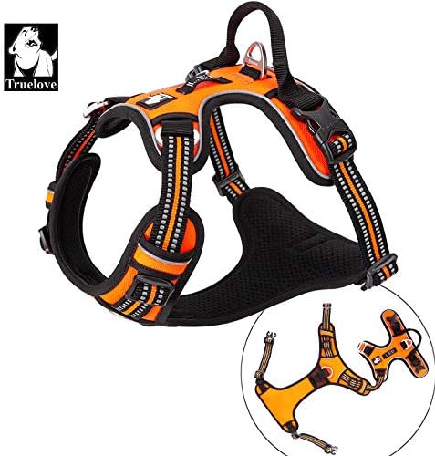 WINHYEPET Truelove No Pull Hundegeschirr, reflektierendes Hundegeschirr für Hunde, verstellbare weic