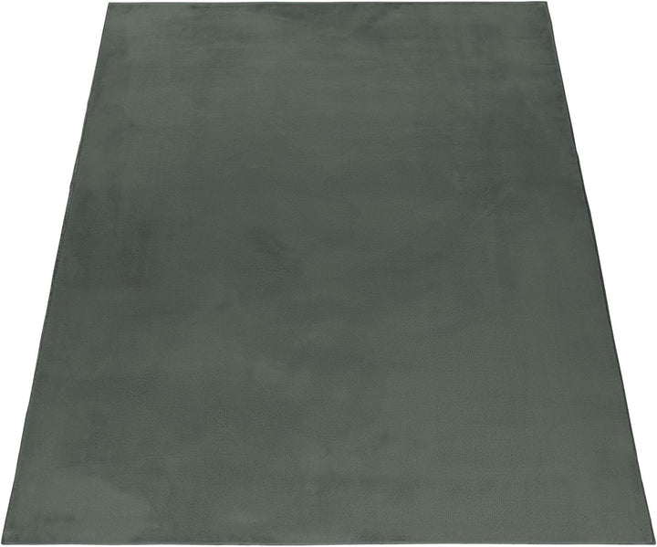 Weicher Hochflor Teppich Wohnzimme Waschbarer Teppich im modernen Stil Unicolor & Einfarbig Läufer T