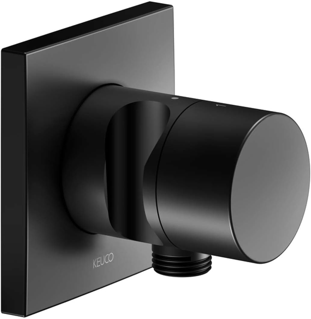 KEUCO IXMO Duschsystem 2 Verbraucher, schwarz, Komplett-Set mit IXMO Einhebelmischer, Kopf- und Hand
