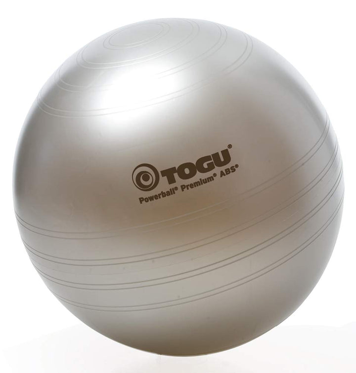 Togu Gymnastikball Powerball Premium ABS (Berstsicher) 55 cm silber, 55 cm silber