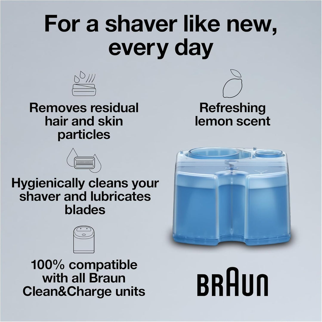 Braun Clean & Renew Reinigungskartusche CCR, 4 Count (Verpackung können variieren)