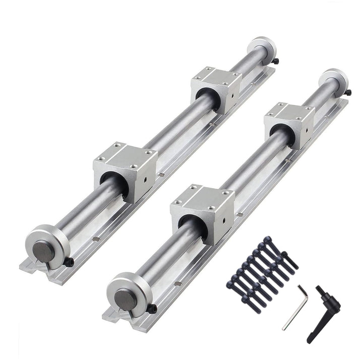 CNCYEAH 2 stücke Linearführung SBR16-500mm Linearführungsschiene + 4 Stücke SBR16UU lagerblöcken + 4