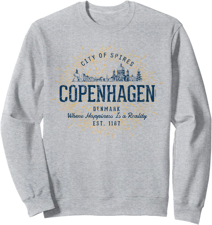 Dänemark Retro Style Vintage Kopenhagen Sweatshirt