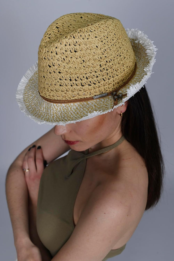 CHILLOUTS Damen Dakar Hut M 85 Natural / White, M 85 Natural / White