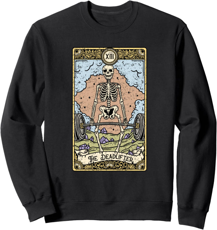 The Deadlifter Tarot Card I Fortune Teller I Deadlift Sweatshirt