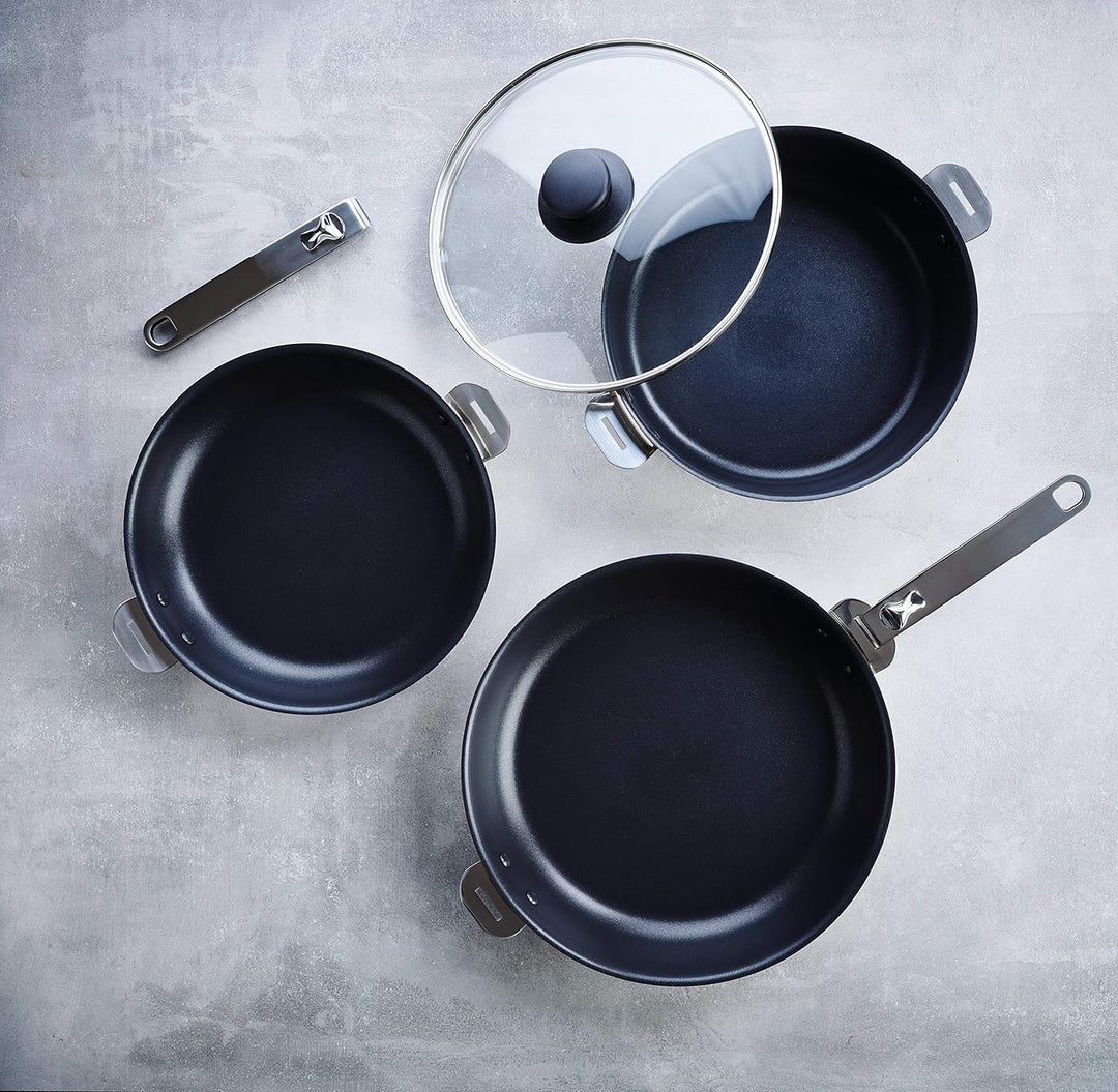 kitchenfun Kitchen Fun 12901844 Move Man Bratpfanne Edelstahl Edelstahl 30 x 30 x 8 cm