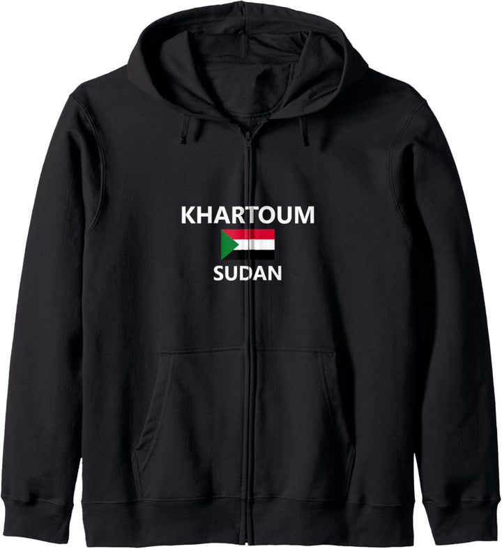 Khartoum Sudan Flag Kapuzenjacke