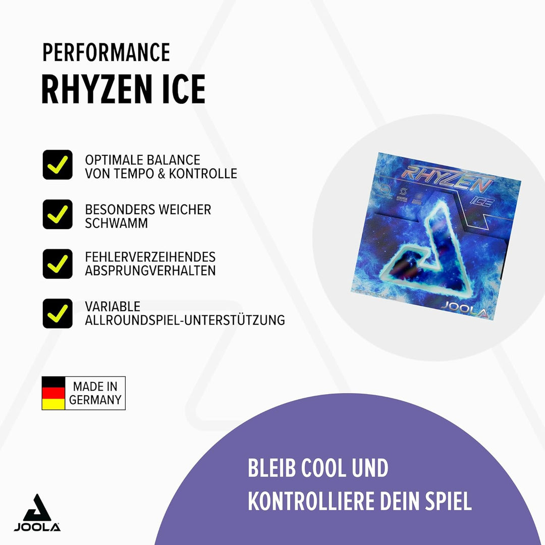 JOOLA Belag Rhyzen Ice, rot, 2,0 mm