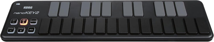 Korg NANOKEY2-BK USB-Keyboard mit 25 Tasten Schwarz Black nanoKEY2, Black nanoKEY2