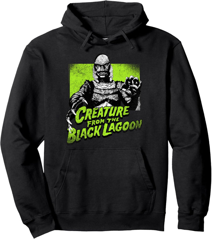 Universal Monsters Creature From The Black Lagoon Green Pullover Hoodie