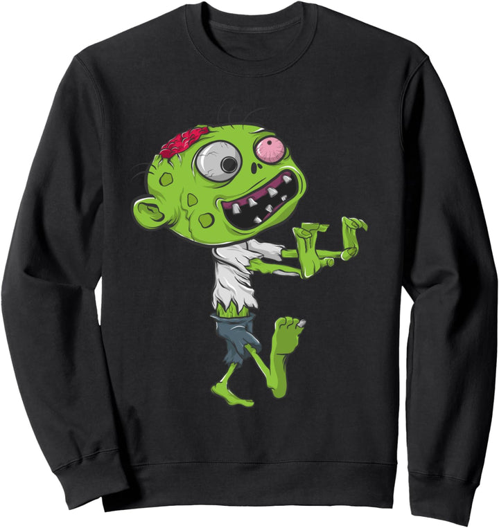 Zombie auf der Suche nach Gehirnen Lustiger Sweatshirt