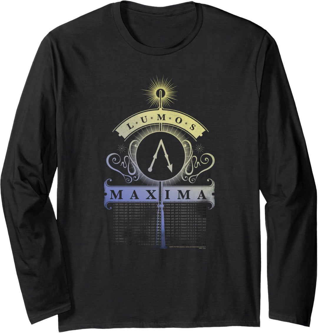 Harry Potter Lumos Maxima Langarmshirt