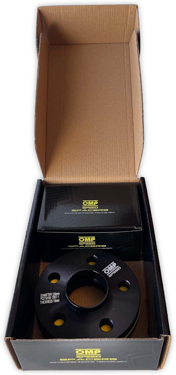 OMP SPEED SET ABSTANDHALTER OMP 15MM 5X100 57.1 M14X1.5 CONIC+14X1.5 BALL 5x100 57.1 15mm, 5x100 57.