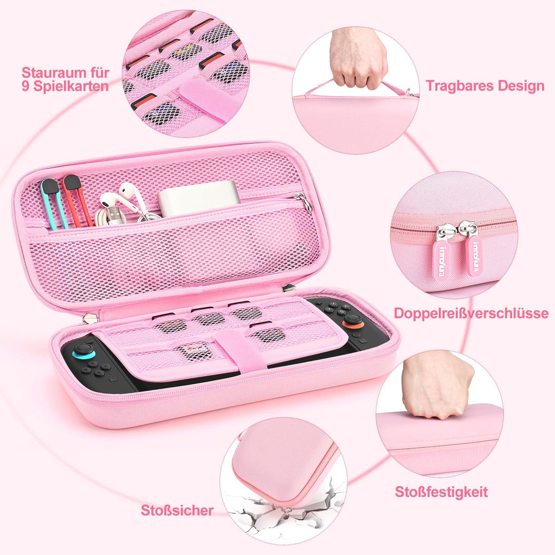 innoAura Switch 2 Tasche 14-in-1 Bundle für NS Switch 2 (2025), Switch 2 Case mit Tragetasche, Schut