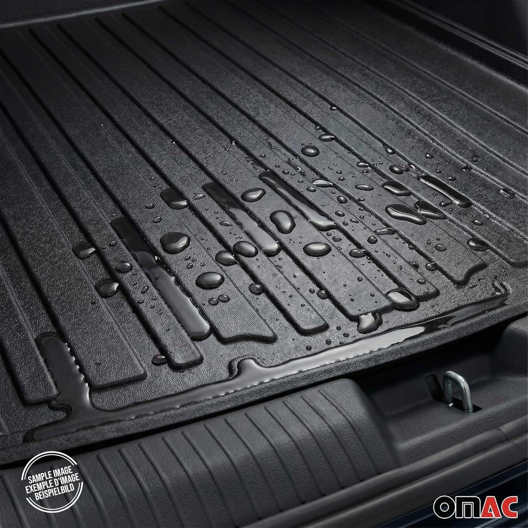 OMAC Kofferraumwanne Laderaumwanne kompatibel mit Hyundai Getz 2002-2011 5tür Gummi TPE Schwarz