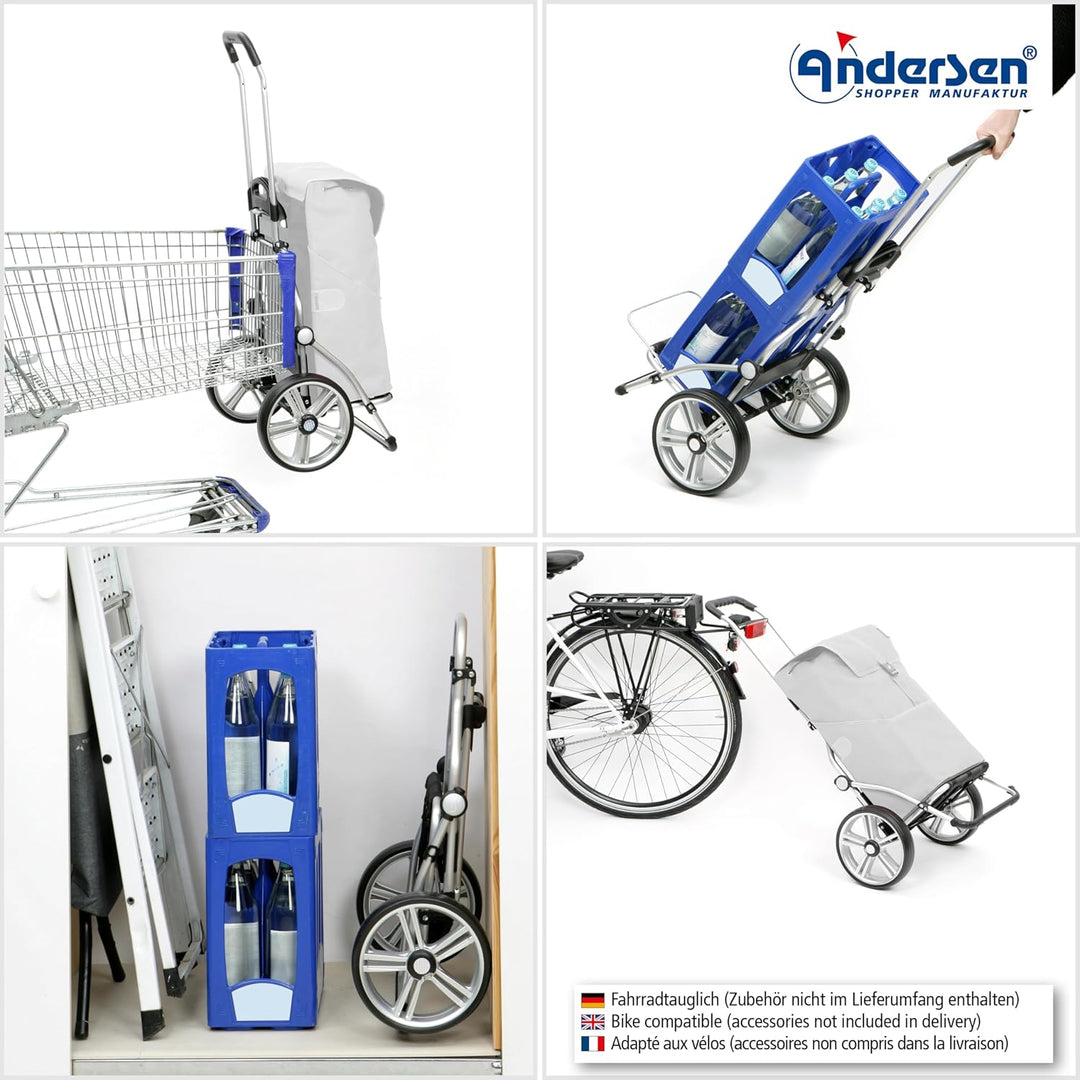 ANDERSEN Einkaufstrolley - Royal Shopper Hydro 3.0 orange 62 L Bike, Einkaufsroller, Rucksack, Therm
