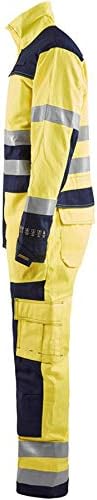 Blaklader 63781514 MULTINORM-OVERALLS, Gelb/Marine, grootte C54, C54