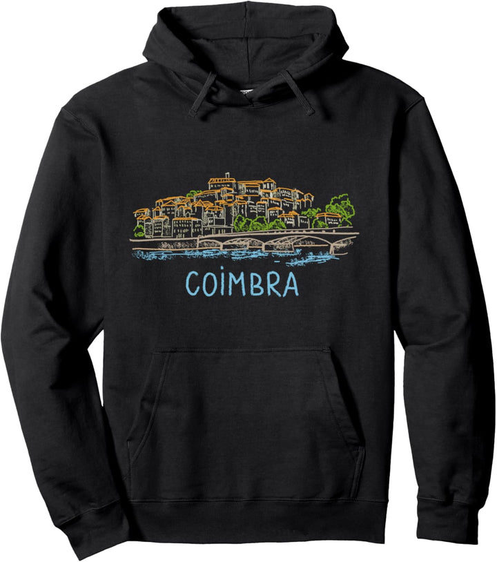 Coimbra Portugal Kunstgeschenk Männer Frauen Pullover Hoodie
