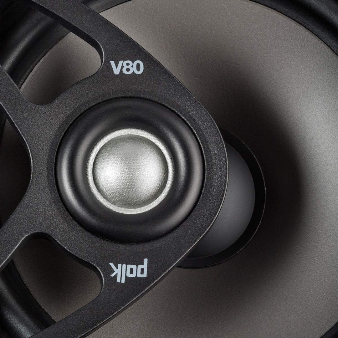 Polk Audio V 80 Hochleistungs-Decken-Einbaulautsprecher, weiss