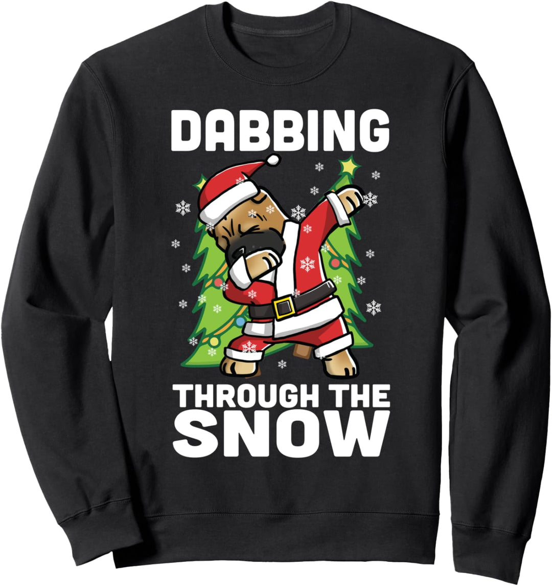 Dabbing Through The Snow Shar Pei Weihnachten Hund Sweatshirt