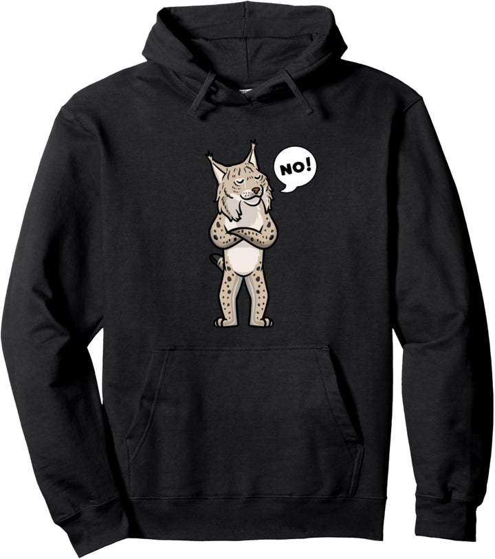 Luchs Katze Pullover Hoodie
