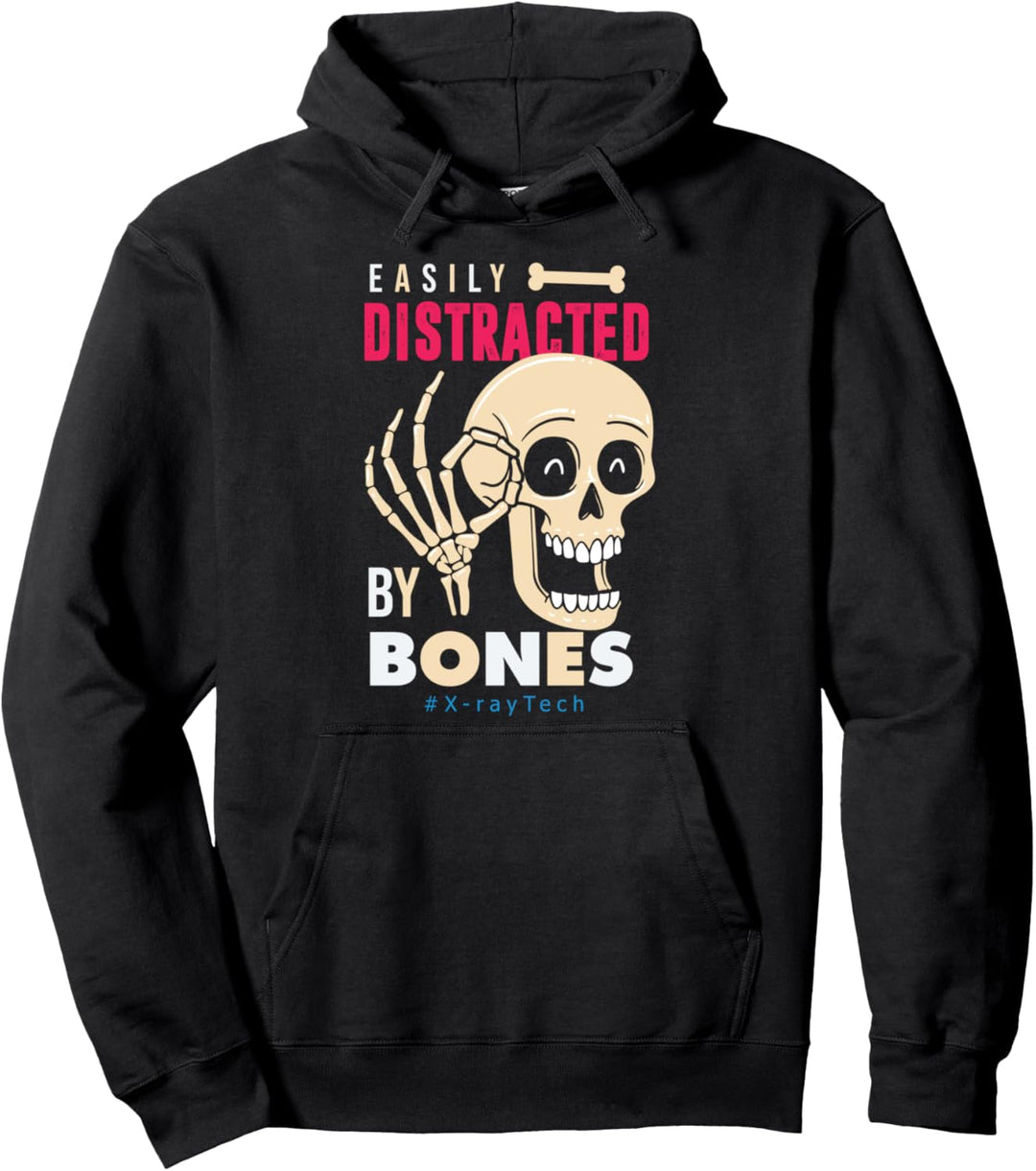 Lustige Röntgentechnik, die leicht von Knochen abgelenkt Pullover Hoodie