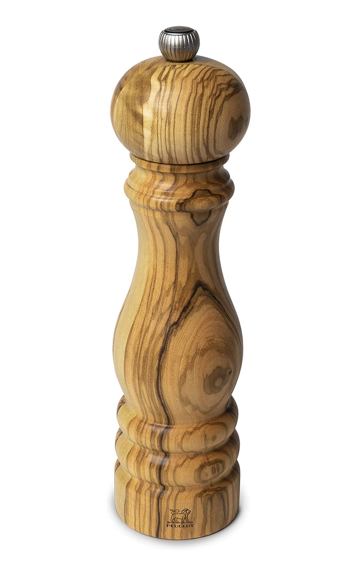Peugeot Pfeffermühle Paris 22 cm Olivenholz I Hochwertige Pfeffermühle manuell aus Olivenholz I Mit